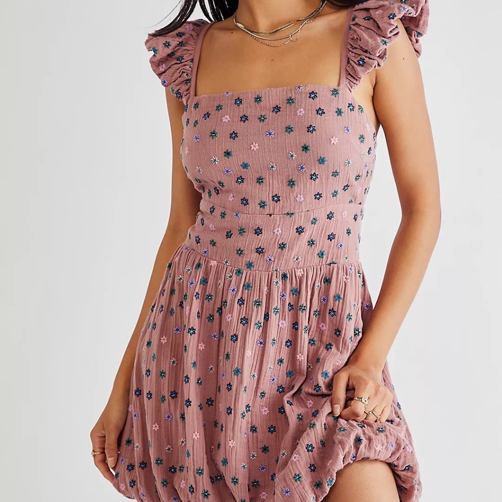 Free People Dizzy Ditzy Mini Dress